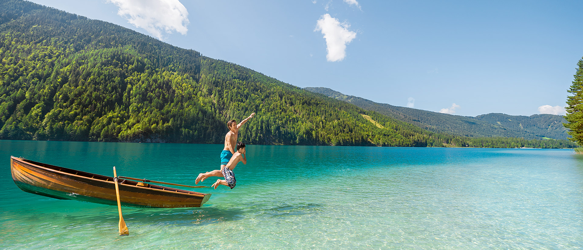 Regitnig Chalets Badeurlaub Weissensee Kärnten